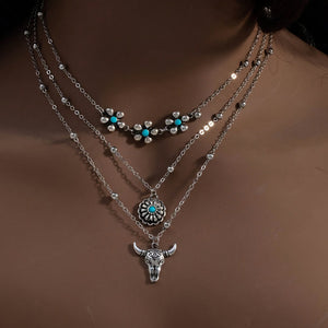 Bohemien Bloemen Hangerketting Vintage Stijl