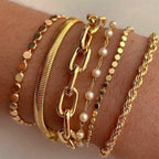 Zigeuner Chic Armbandenset Vintage