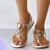 Avslappnade Strass Sandaler