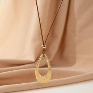Retro Bedel Ketting Goud