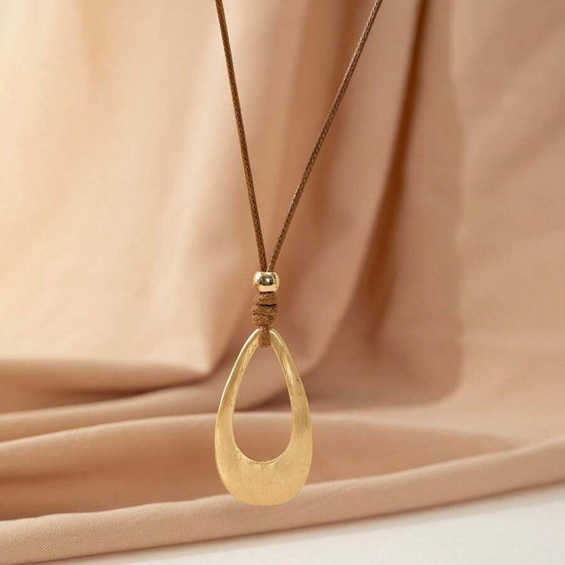 Retro Bedel Ketting Goud