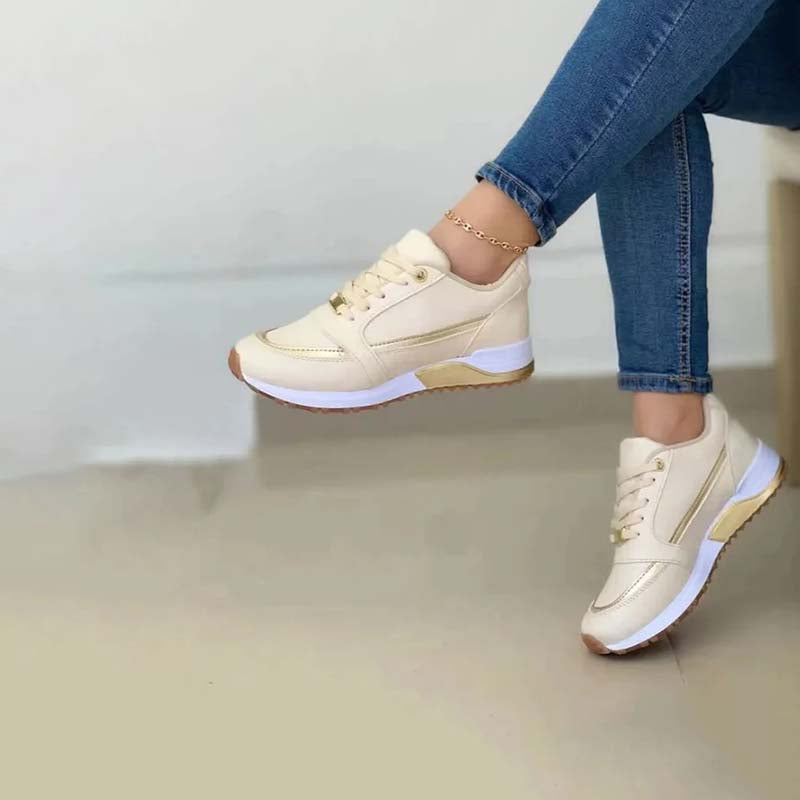 Avslappnad Platform Sneakers