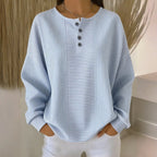 Vintage Gestreepte Katoenen Sweater