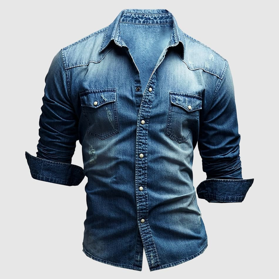 Karl™ - Chemise en jean rétro pour hommes