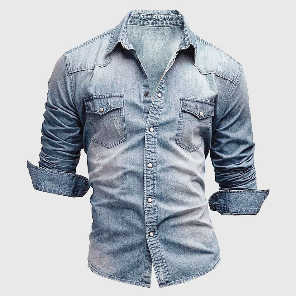 Karl™ - Chemise en jean rétro pour hommes