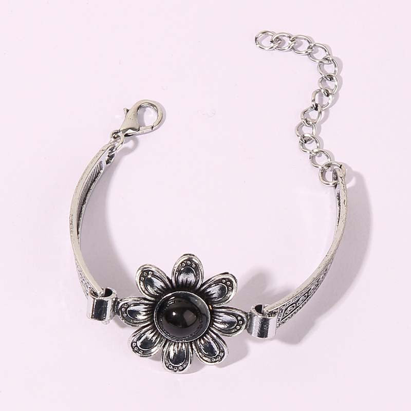 Vintage Bohemiskt Blommigt Armband