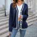 Vintage Gebreid Vest met V-hals