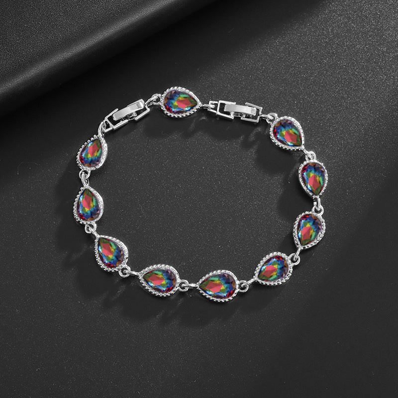 Vintage Boho Waterdruppel Armband detail