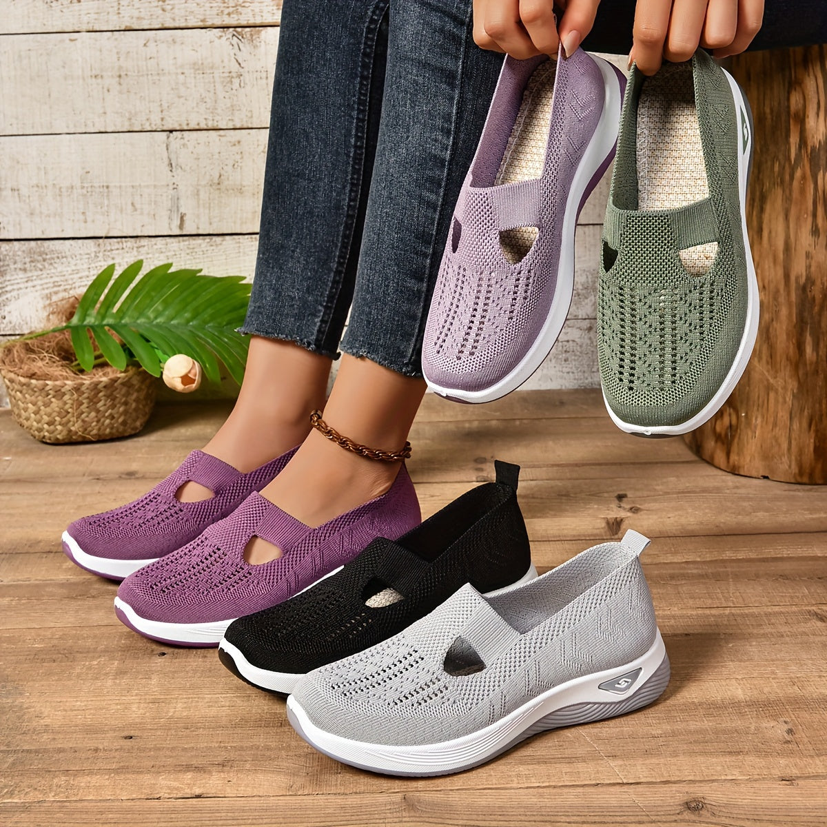 Ortopedisk slip-on damsko